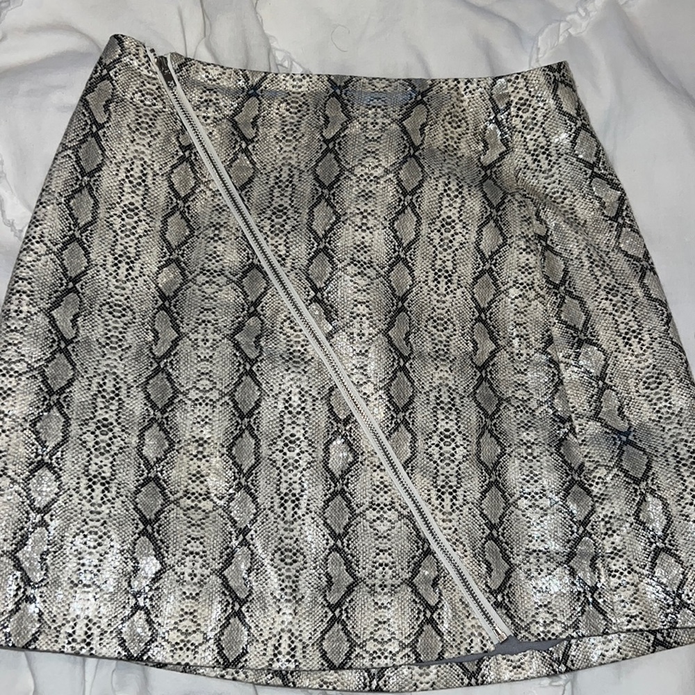 Impeccable Pig Snakeskin Skirt